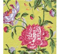 Caspari Set of 2 Floral Chintz Set of 20 Paper Lunch Napkin, Green