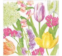 Caspari Spring Flower Show Dinner Napkins - 20 Per Package