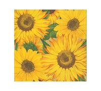 Caspari Sunflowers Paper Luncheon Napkins, 20 Per Package