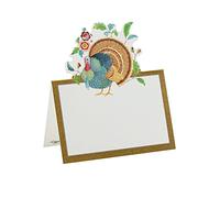 Caspari Thanksgiving Setting Die-Cut Place Cards - 8 Per Package