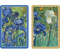 Caspari Van Gogh Irises Playing Cards with Jumbo Text, Multi-Colour, Set of 2