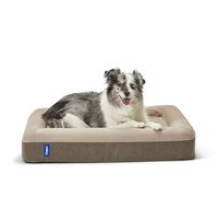 Casper Dog Bed, Plush Memory Foam, Large, Sand, 35.0" L x 45.0" W x 7.0" Th