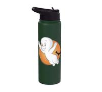 Casper Friendly Ghost Halloween Moon Stainless Steel Insulated Water Bottle
