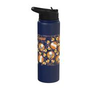 Casper Halloween Candy All Over Print Stainless Steel Insulated Water Bottle