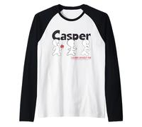 Casper Movie I Scare Myself Too Raglan Baseball Tee