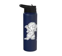Casper Mummy Ghost Halloween Stainless Steel Insulated Water Bottle