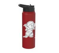 Casper Mummy Ghost Halloween Stainless Steel Insulated Water Bottle