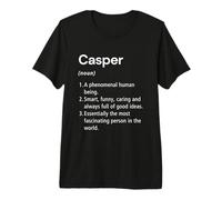 Casper Name Definition Dictionary Premium T-Shirt