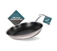 CASPER SOBCZYK Hybrid Frying Pan 20 cm | Coated Pan Induction for All Hobs | Suitable for Oven and Dishwasher | Frying Pan with Non-Stick Coating | Non Stick Pan | Free from PFAS