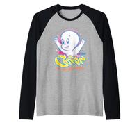 Casper Spring Time Ghost Raglan Baseball Tee