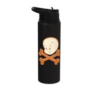 Casper The Friendly Ghost Bones Halloween Stainless Steel Insulated Water Bottle