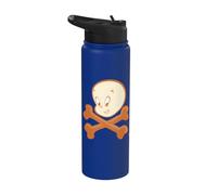 Casper The Friendly Ghost Bones Halloween Stainless Steel Insulated Water Bottle