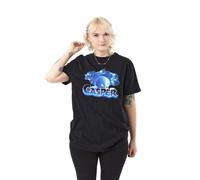 Casper Unisex Black Short Sleeved T-Shirt | Friendly Ghost Graphic Tee | Classic Cartoon Character Top for Men and Women | Retro Casper & Friends Apparel Gift