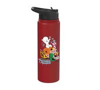 Casper The Friendly Ghost Cheerfully Spooky Holiday Stainless Steel Insulated Water Bottle