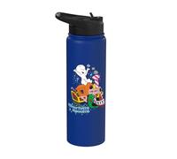 Casper The Friendly Ghost Cheerfully Spooky Holiday Stainless Steel Insulated Water Bottle