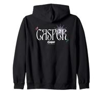 Casper The Friendly Ghost Colorful Spark Logo Zip Hoodie