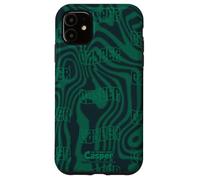 Casper The Friendly Ghost Green Psychedelic All-Over Print Case for iPhone 11