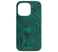 Casper The Friendly Ghost Green Psychedelic All-Over Print Case for iPhone 13 Pro