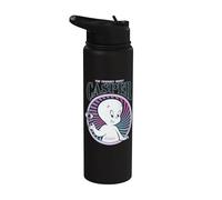 Casper The Friendly Ghost Hypnotic Spiral Stainless Steel Insulated Water Bottle