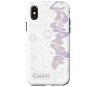Casper The Friendly Ghost Vertical Logo Purple Tones Case for iPhone X/XS