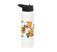Casper Trick Or Treat All Over Print Stainless Steel Insulated Water Bottle