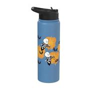 Casper Trick Or Treat All Over Print Stainless Steel Insulated Water Bottle