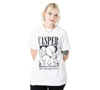 Casper Unisex White The Friendly Ghost Short Sleeved T-Shirt - X-Large