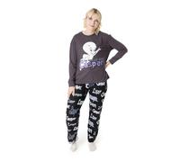 Long Sleeve Long Leg Pyjama Set Casper The Friendly Ghost Grey XL