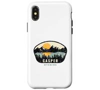 Casper Wyoming, WY Vacation Souvenir Case for iPhone X/XS
