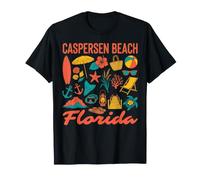 Caspersen Beach Florida Beach Vacation Coastal Life T-Shirt