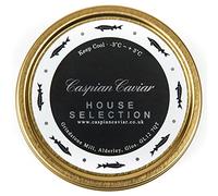 Caspian Caviar - House Selection 50g - Premium Siberian Sturgeon Caviar - Dark, Rich Flavour with Complex Taste - Expertly Farmed in France