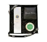 Caspian Caviar Oscietra Caviar & Champagne Gift Set | Premium Oscietra Caviar 125g with Pol Roger NV Champagne 75cl | Luxury Gift Box with Magnetic Seal