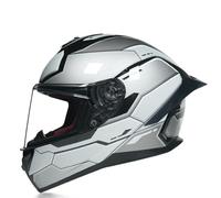 Casque De Moto Intégral Man Woman Motorcycle Helmet with Visors Motorbike Bike Protective Crash Lid Street Bike Helmet ECE Approved M,M=(57-58CM)