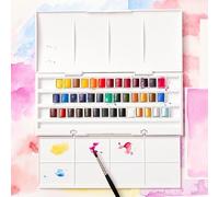 CASS ART Winsor & Newton Cotman X 40th Anniversary Edition Watercolour Half Pan Assorted Colours Set of 40 Only At
