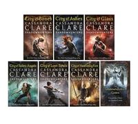 Cassandra Clare The Mortal Instruments Shadowhunters 7 Books Collection Set (Bones, Ashes, Glass, Fallen Angels, Lost Souls, Heavenly Fire, The Shadowhunters Codex)