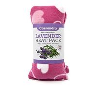 Cassandra Fleece Lavender and Wheat Filled Heat and Cool Pack. Colour Received Will Vary. 38cm