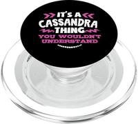 Cassandra Personalized Gift It's A Cassandra Thing Custom PopSockets PopGrip for MagSafe