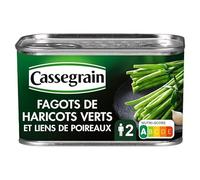 Cassegrain - Bundles of Green Beans Extra Fine and His L rom Link 220G - Lot of 4
