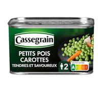 Cassegrain Small Peas & Carrots - 265g Tin Net Drained