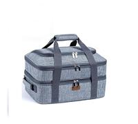 Casserole Carrying Case - Double Insulated with Aluminum Lining, Portable Food Storage for Picnics and Parties