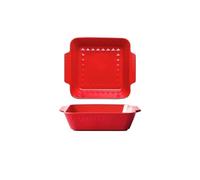 Casserole Dish 1500ML Baking Bowl, Cheese Baked Rice Tray, Household Ceramic Large Double Ear Rectangular Microwave Oven Kitchen