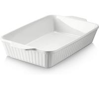 Casserole Dish, 36x23cm Stoneware Baking Dish, Large Lasagna Pan Deep for Oven, Baking Pan with Handles, Oven Safe and Durable Bakeware for Lasagna, Mother's Day Gifts, Christmas