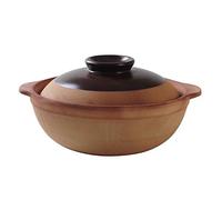 Casserole Dish with Lid Casserole Stock Pot Clay Casserole Pot Clay Cooking Pot - Clay Casserole Stew Pot Clay Pot Rice Household High Temperature Stew Pot-2300ML