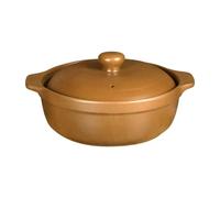 Casserole Pots for Cooking - Ceramic Cookware Stone Pot for Soup, Unglazed Design, Durable and Versatile Kitchen Essential