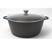 Casserole Slow Cooker High Large Volume Cast D' Alu Non Stick ° 32cm 10L Bauma