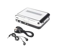 Cassette Converter, Portable USB Cassette Tape to PC MP3 CD Switcher Converter Capture Audio Music Player with Headphones for Personal Computers Laptops