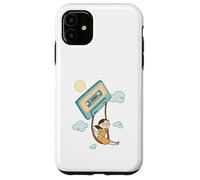 Cassette Daydream - Girl Swinging on a Tape in Clouds Case for iPhone 11