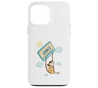 Cassette Daydream - Girl Swinging on a Tape in Clouds Case for iPhone 13 Pro Max