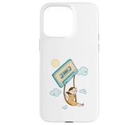 Cassette Daydream - Girl Swinging on a Tape in Clouds Case for iPhone 15 Pro Max