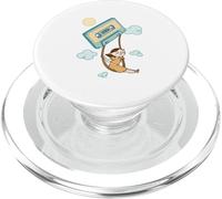 Cassette Daydream - Girl Swinging on a Tape in Clouds PopSockets PopGrip for MagSafe